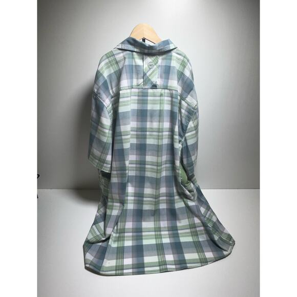 Magellan 3XL Men’s Green Plaid Short Sleeve Shirt Outdoors Gorp Core Plus Size - Picture 3 of 11